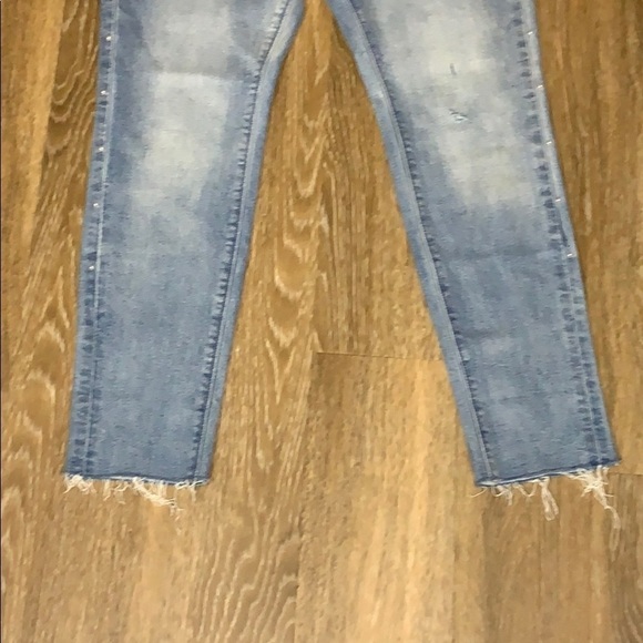 Loft Modern Skinny 10” Rise Ankle Crops Light Denim Size 10/30 Petite New - Picture 3 of 10